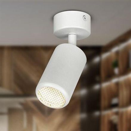 Светильник OL55 MR16 GU10 IP20 WH настен./потолочн. спот бел. Эра Б0061883