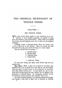 The chemical technology of textile fibres, their origin, structure, preparation, washing, bleaching, dyeing, printing and dressing | Georg von Georgievics