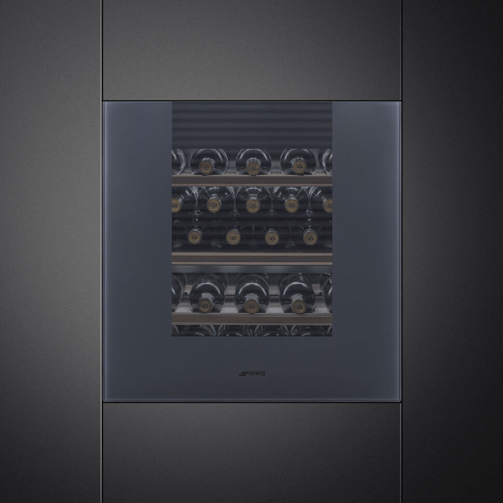 Холодильный шкаф для вина встраиваемый Smeg CVI129G