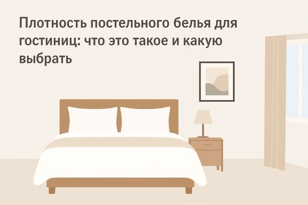 Плотность постельного белья для гостиниц: что это такое и какую выбрать?