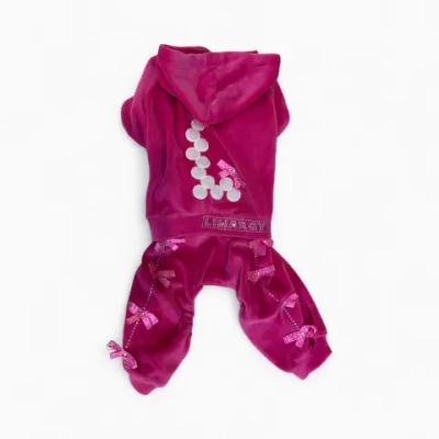 Коcтюм велюровый «Бантики»