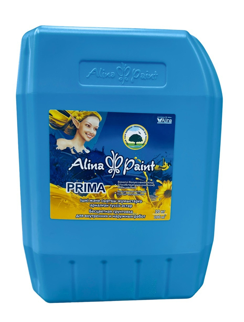 ГРУНТОВКА УНИВЕРСАЛЬНАЯ ALINA PAINT PRIMA БЕЦВЕТНАЯ 10КГ
