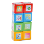 Кубики "Математика" 8дет. 6010 (Юг-пласт)