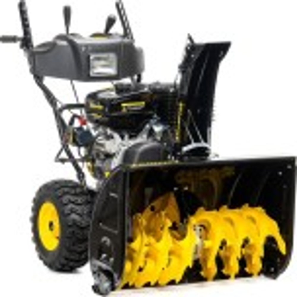 Снегоуборщик бензиновый электростартер выброс 15 м CHAMPION ST1376E