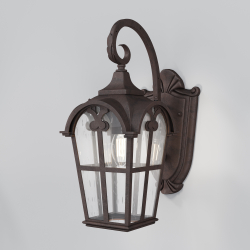 Уличный настенный светильник Outdoor O413WL-01BZ