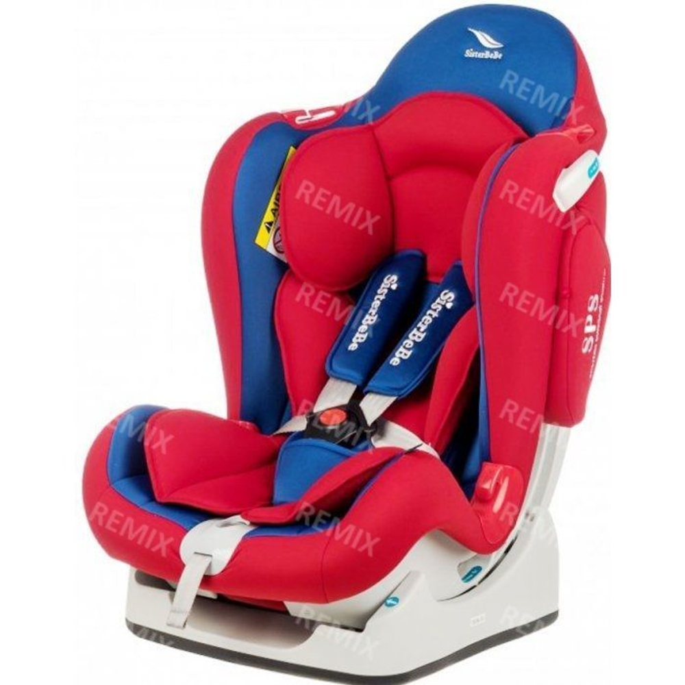 Автокресло 0-25 кг SisterBeBe Capsule JM03 Красный/синий (red blue)