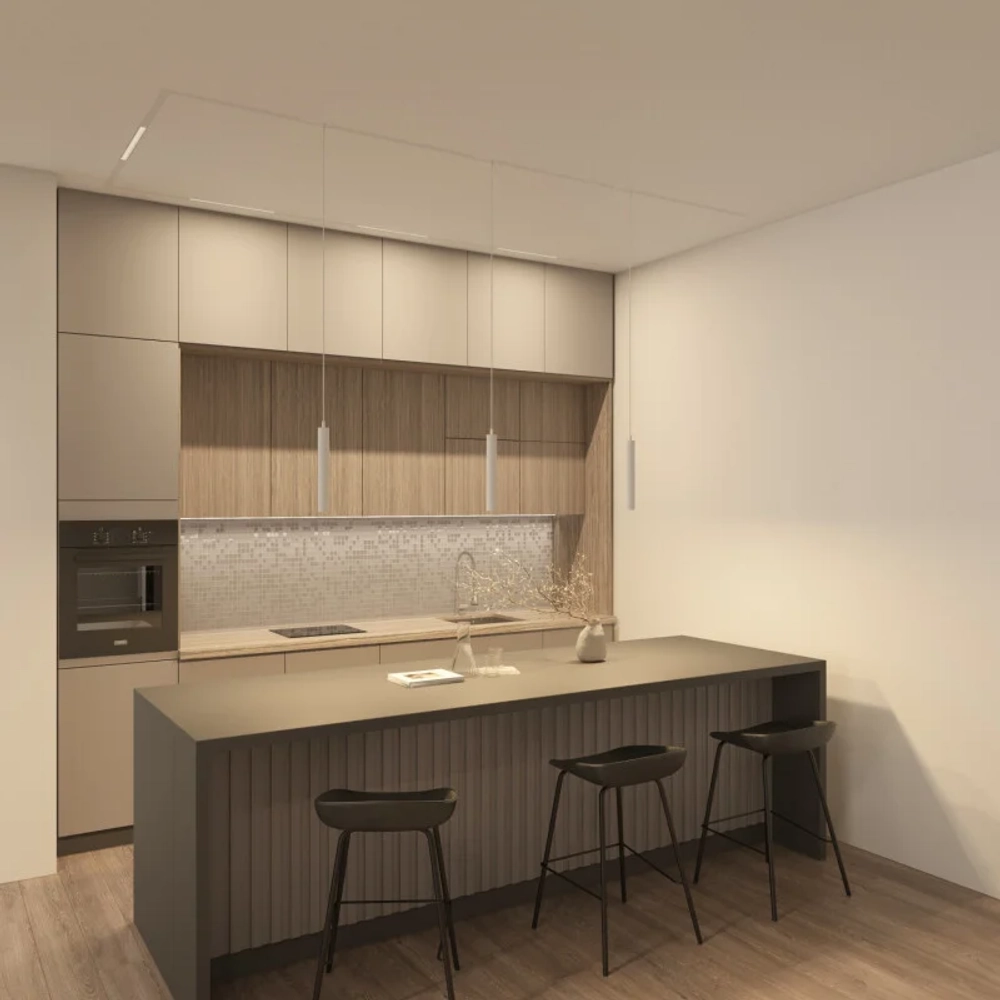 DK8102-WH Линейный светильник SIMPLE GRILL 18W 3000K, белый