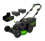 Cамоходная аккумуляторная газонокосилка Greenworks GC82LM61Sk5 TwinForce, 82v, 61 см, с двумя аккумуляторами 5 А·ч и двойным зарядным устройством