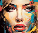 Картина на холсте в раме She