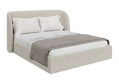 Кровать двуспальная Classic 160 см (молочный, букле)