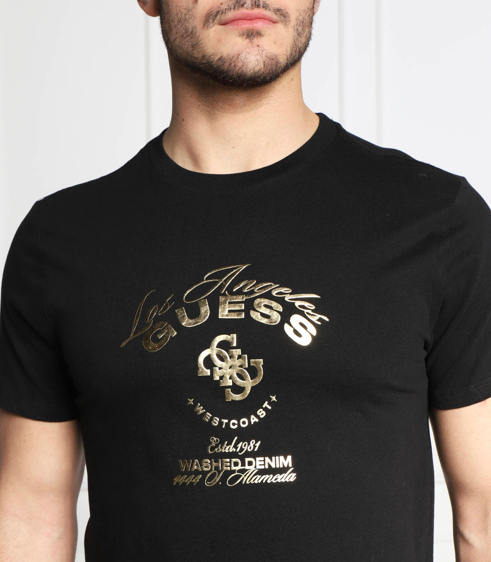 футболка westcoast GUESS - черный(M3RI69 KBDK0)