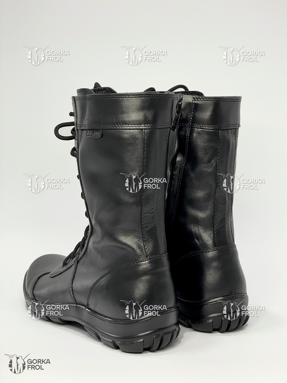 Берцы Утка У-15, кожа краст, подошва ПУ, стелька Ortholite