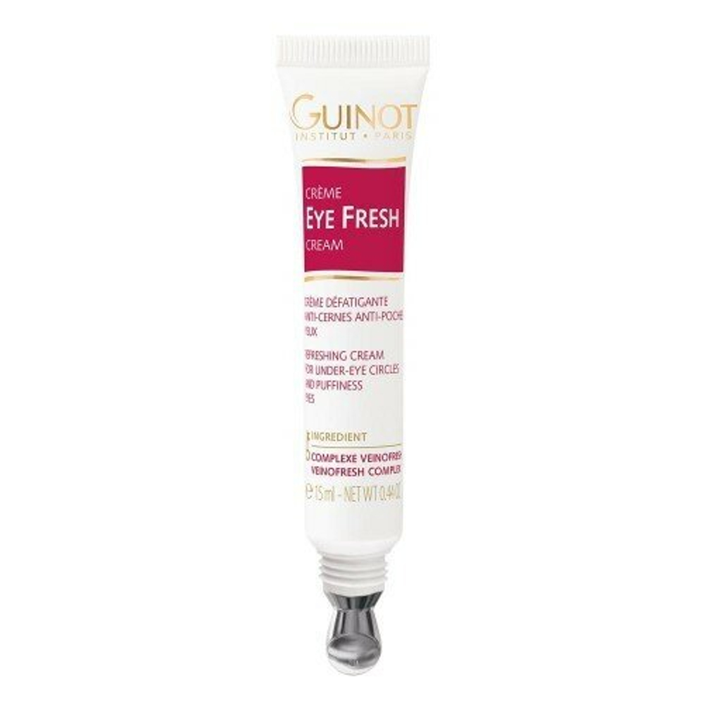 Крем Guinot Eye Fresh Creme, против отеков, для всех типов кожи, 15мл