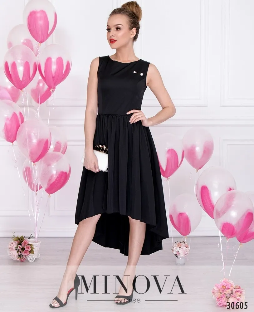 Платье 8584-черный Minova