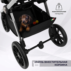 Детская коляска Sweet Baby Verde Silver 2 в 1 427450 Beige