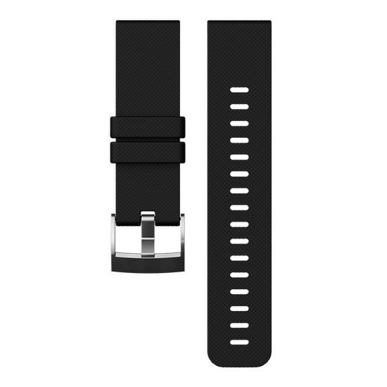 Ремешок для часов Suunto Traverse (черный силиконовый) SS021846000