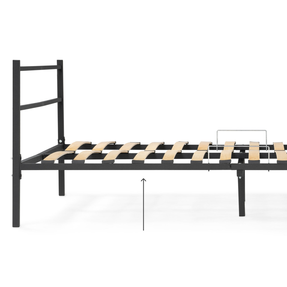 Кровать Woodville Фади 160х200 черная