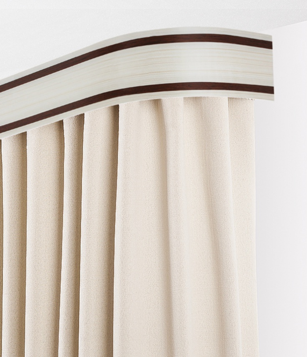 Пластиковый карниз Legrand 2-х рядный Лайн 2400 мм