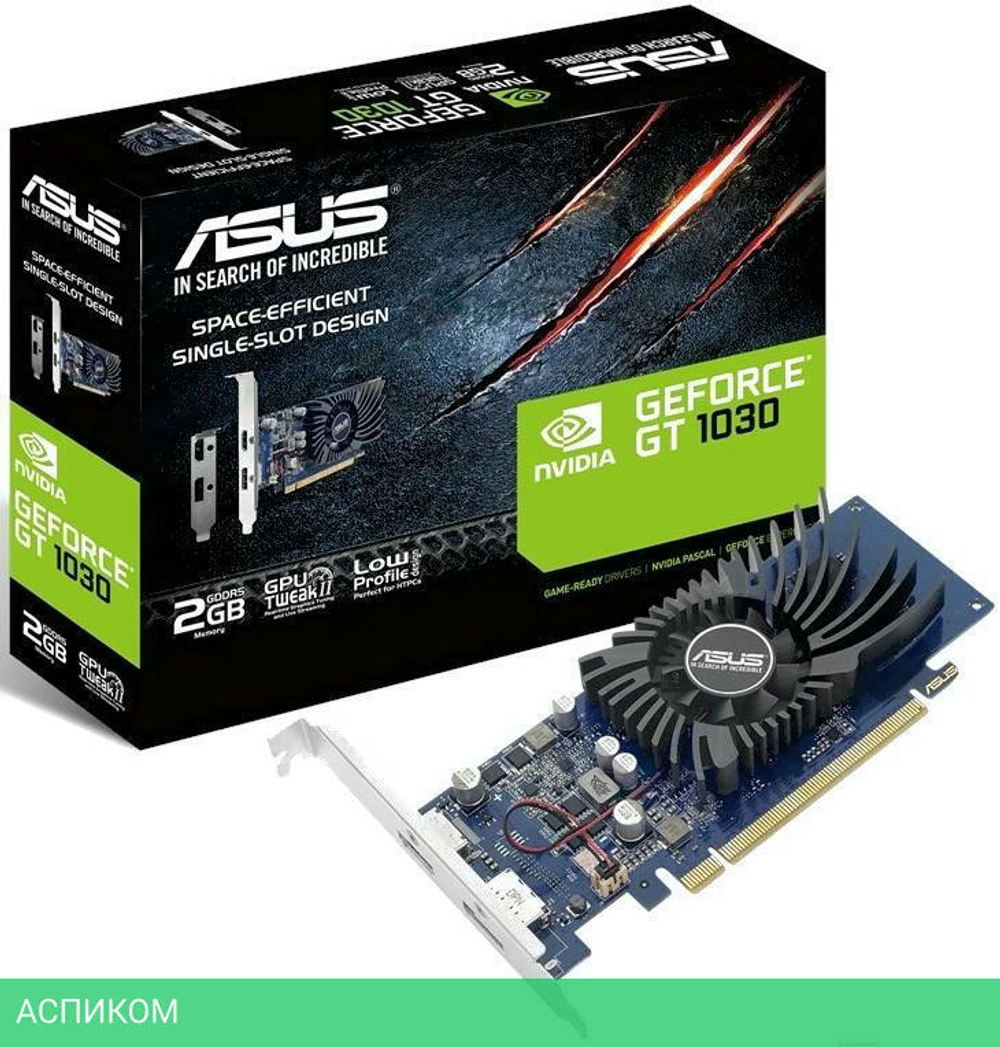 Видеокарта ASUS GT1030-2G-BRK
