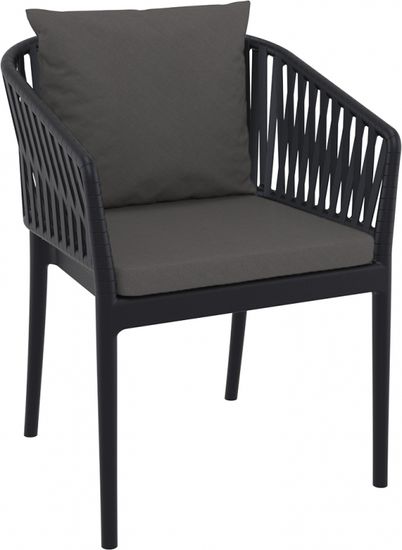 Кресло пластиковое с подушками Portofino