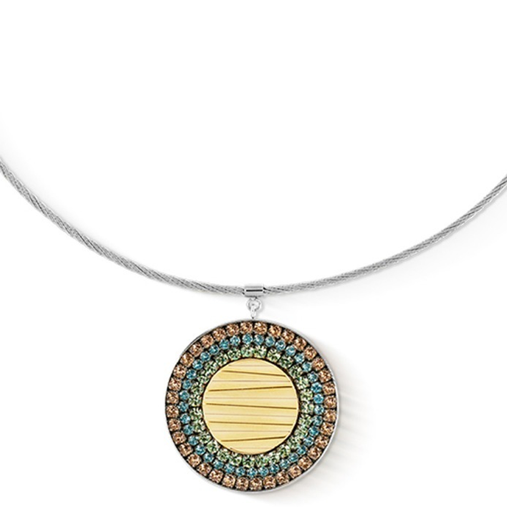 Колье Coeur de Lion Multicolour Pastel Silver 2037/10-1580