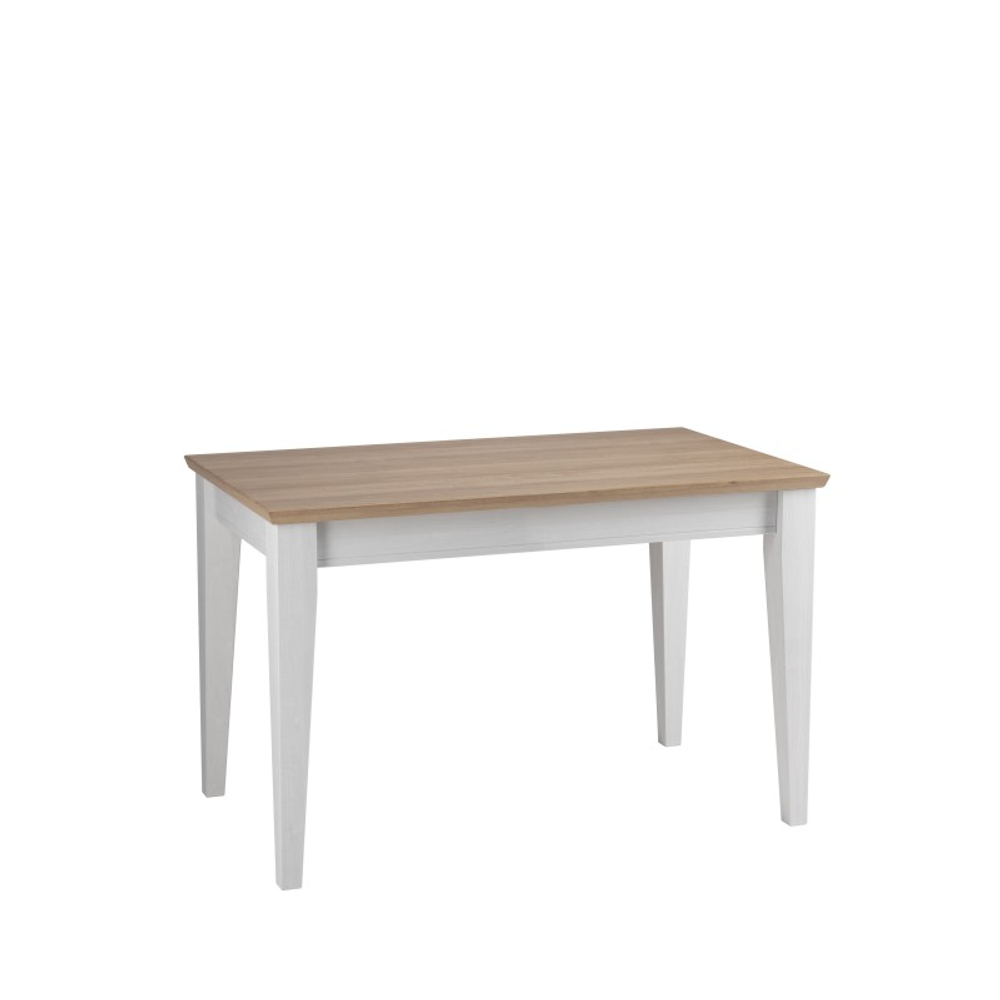 Стол обеденный Форест 120х70 (белый воск/антик)