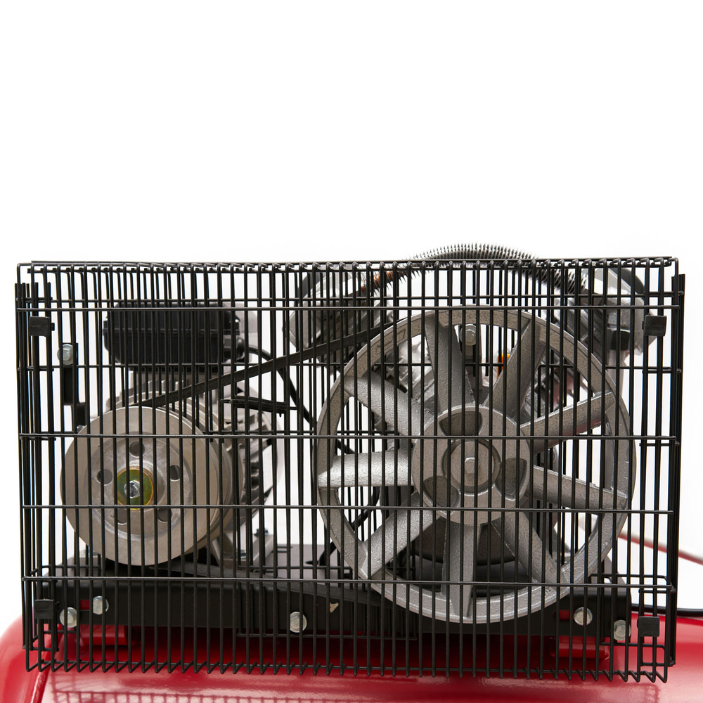 Компрессор ROSSVIK СБ4/С-100.LB24А, 360 л/мин, 10 бар, ресивер 100 л, 220 В/2,2 кВт, красный