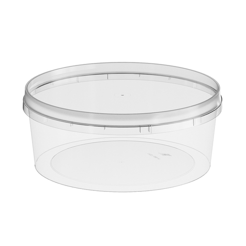 Пресс банка 385мл. d-122, круглая с крышкой. 462шт/упак (Альянс упак)