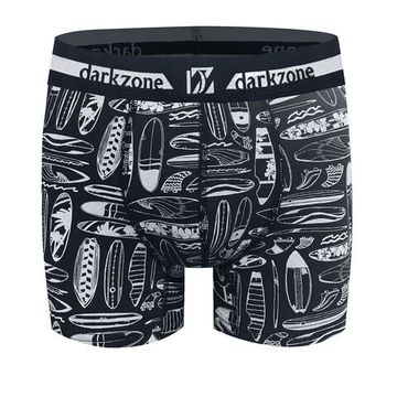 Трусы мужские боксеры тёмно-синие с принтом DARKZONE DZN2667