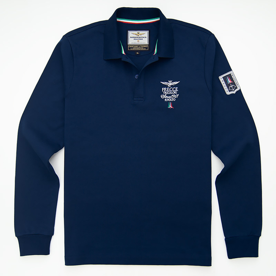 Поло с длинным рукавом &quot;Aeronautica Militare&quot;