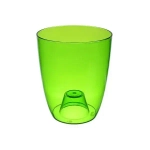 Кашпо ОРХИДЕЯ D160мм Зеленый прозрачный 0,16,15х0,15м (комплект 10 шт)