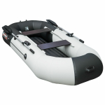 Таймень NX 270 НД Бронированная светло серый-черный (лодка ПВХ)