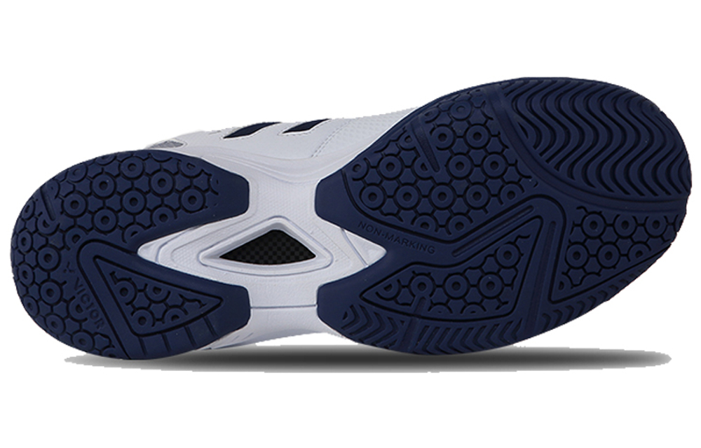 VICTOR Cushioning Slip Resistant Abrasion Resistant Low top Badminton Shoes Unisex Pearl White