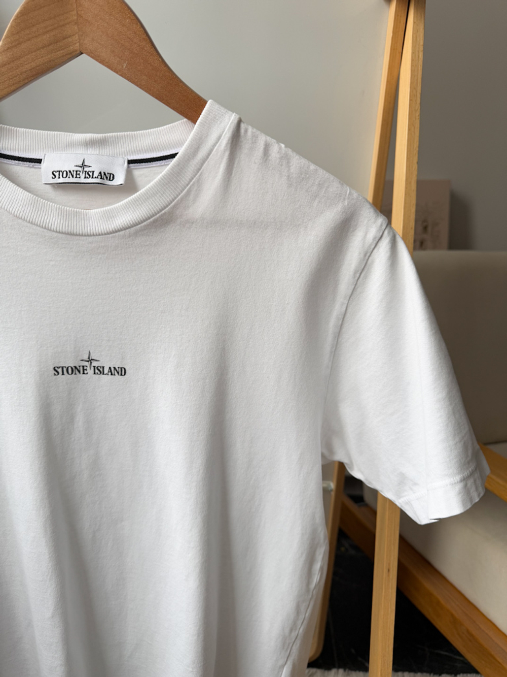 Хлопковая футболка Stone Island, S