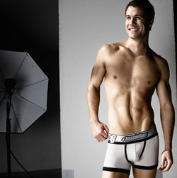 Мужские трусы хипсы Aussiebum Lightening Hip Black & White