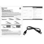 Подставка для ноутбука с охлаждением 2 порта USB-A LED-подсветка 352х252 мм BRAUBERG