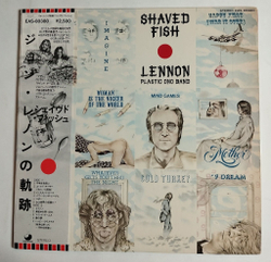 Винтажная виниловая пластинка LP John Lennon The Plastic Ono Band Shaved Fish (Japan 1975) (Obi)