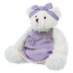 Мишка в платье и с повязкой 22*13*10см. в пакет (Relana)