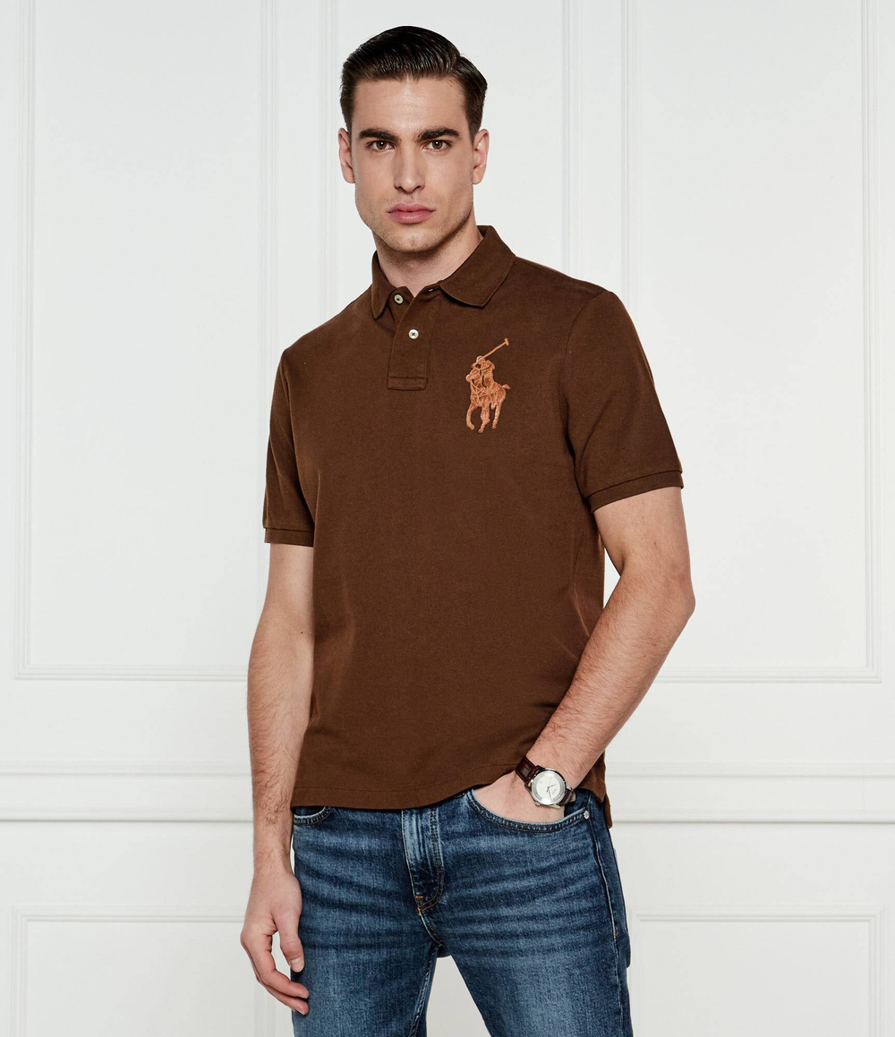 Поло POLO RALPH LAUREN - коричневый(710958776)