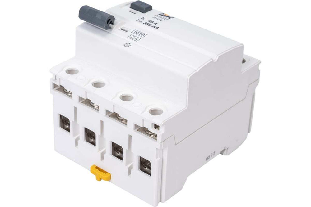 Выключатель дифференциального тока УЗО R10N 4P 40А 300мА тип A ARMAT IEK