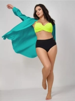 туника пляжная рубашка накидка летняя на пуговицах