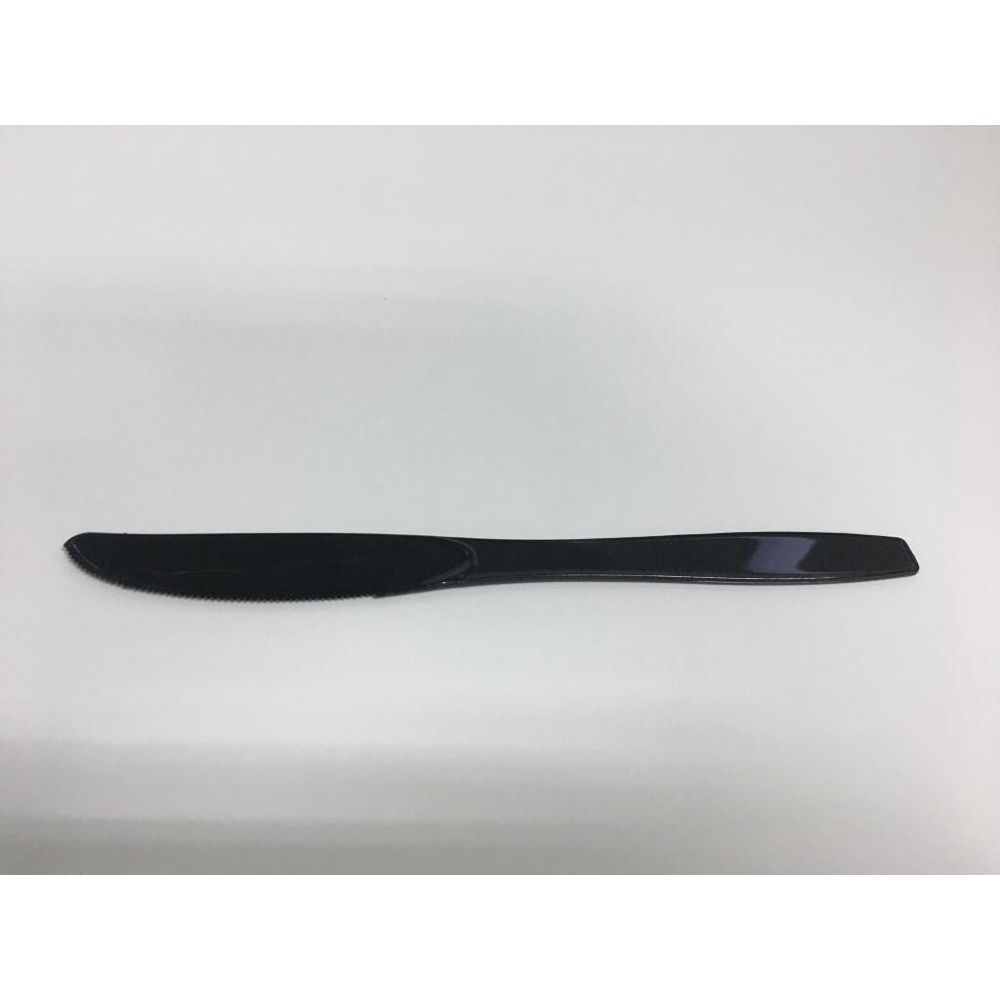 Нож одноразовый, пластик, черный, 19 см, 20 шт/уп, P.L. Proff Cuisine