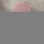 Шкаф Агератум МДФ двухсекционный Лайн бохо (0,27) А10017 матовая - Дуб Сонома 3025  100*60*260