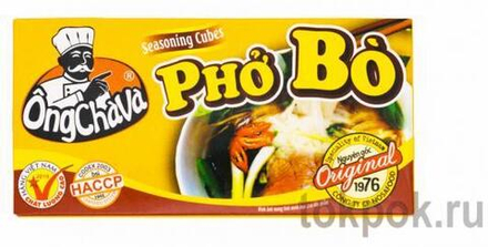 Бульонный кубик для приготовления Фо Бо Ong Chava Pho Bo 6 кубиков, 112,5 гр.