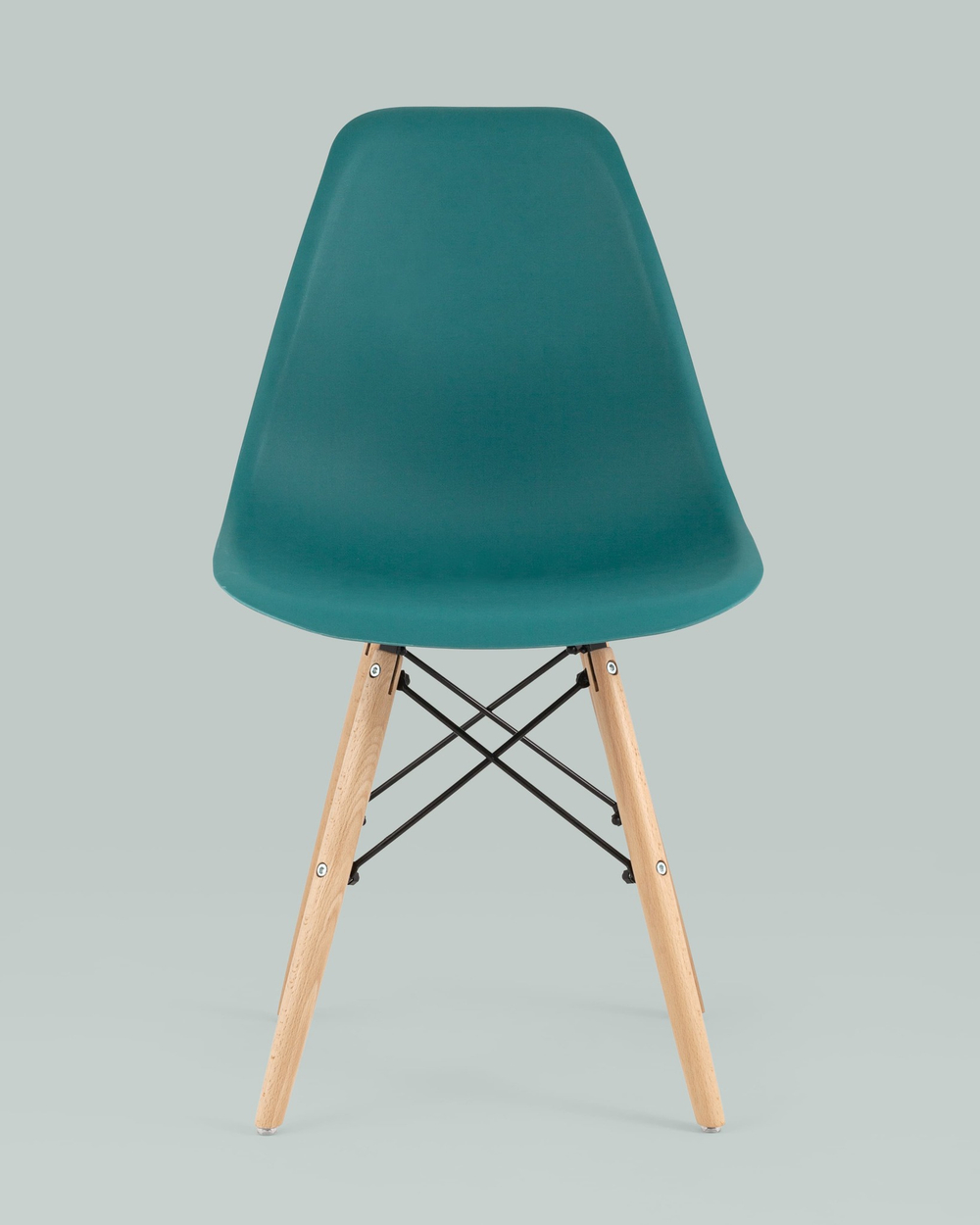 Стул Eames Style DSW темно-бирюзовый x4 (разборный каркас)