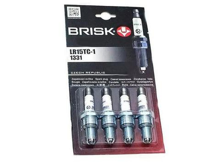 Свечи зажигания комплект 3-х контактные BRISK Extra LR15TC