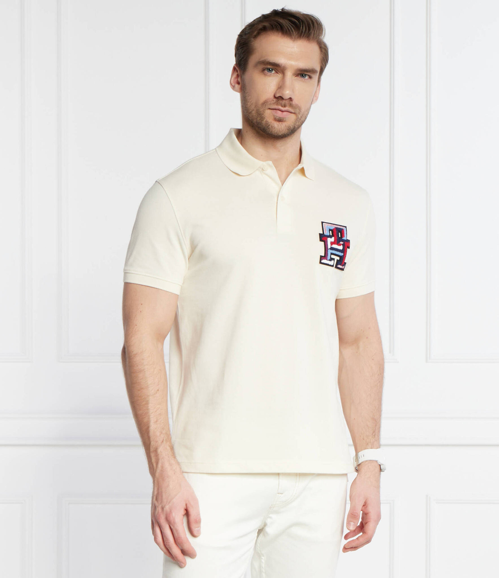 Поло BADGE Tommy Hilfiger - экрю(MW0MW34842)