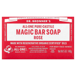 Dr. Bronner's, All-One Pure-Castile Magic кусковое мыло, роза, 140 г (5 унций)