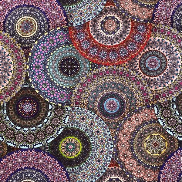 отрез 40 см. МОЗАИКА РЕЛАКС ФИАЛКА 100% хлопок Handmade Fabrics 1