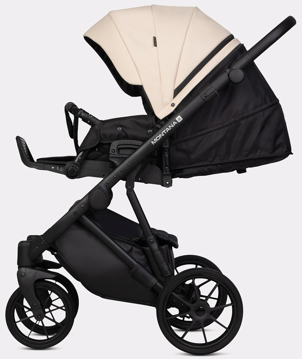 Детская коляска Riko Basic Montana X Ecco 2 в 1 15 Ivory beige (бежевый)